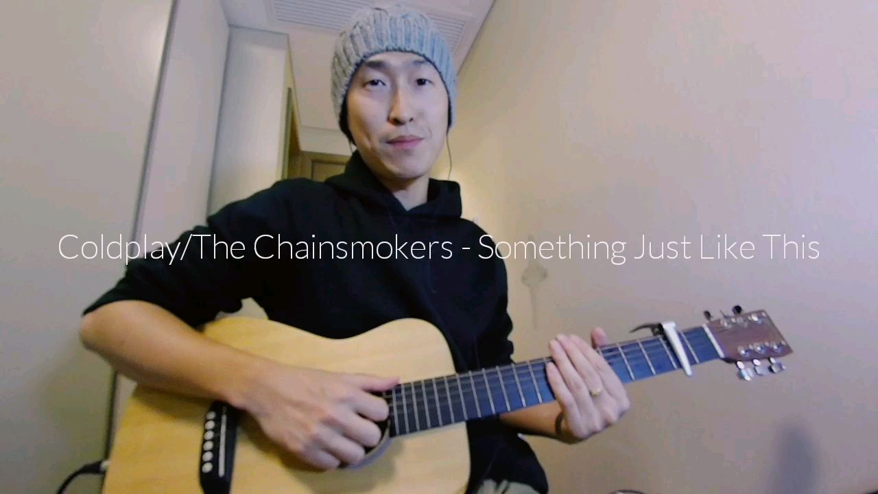 一分钟学会吉他弹唱Coldplay的Something just like this